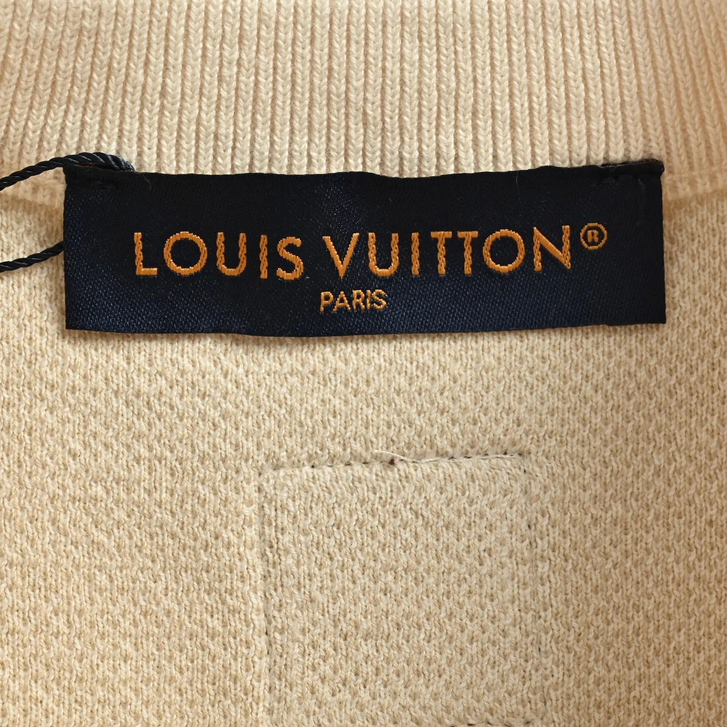 Louis Vuitton/Louis Vuitton presbyopia four-leaf clover knitted short sleeves